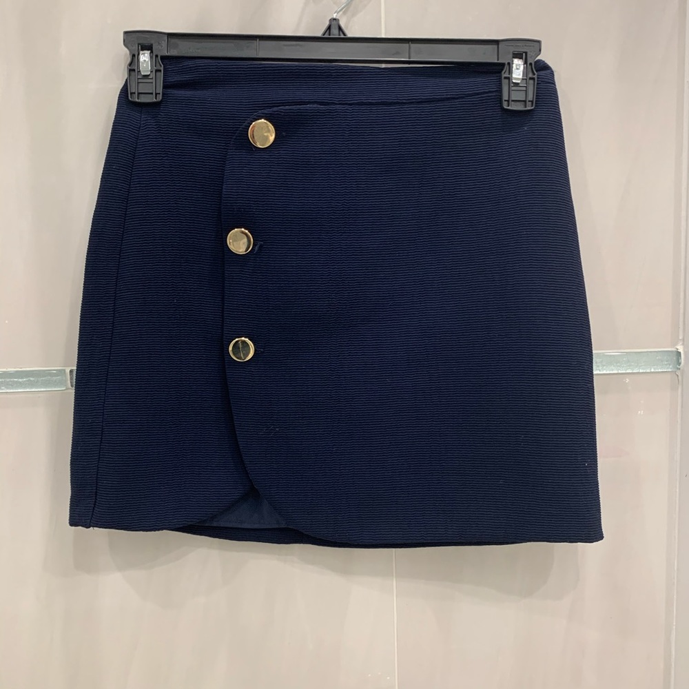 NAVY ZARA SKIRT